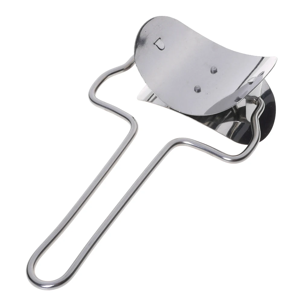 Cortador de Raviolis de Acero Inoxidable, Rueda Redonda para Cortar Masa de Pastelería, para Hacer Pasta Casera, Empanadillas y Accesorios de Repostería