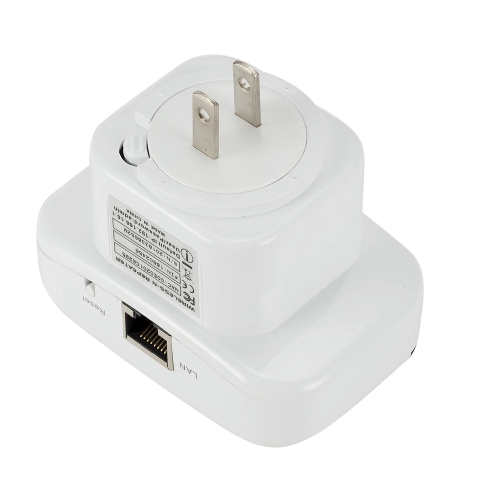 300Mbps WiFi Range Extender Repeater Wireless Router Signal Booster Amplifier Repeater AP Support Home Network Coverage Enhancer