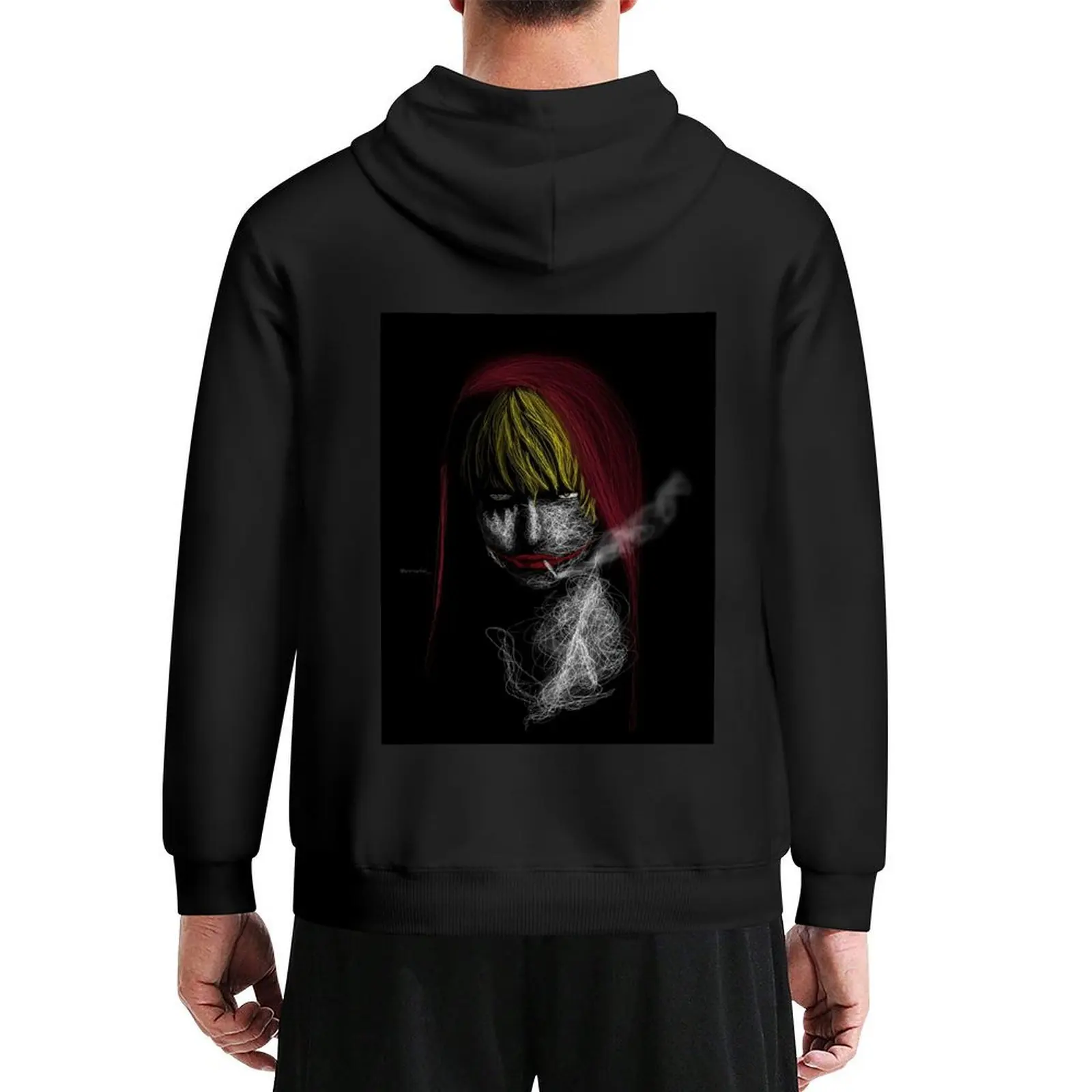 

Rosinante with Scribbling Art drawing Hoodie korean autumn clothes men clothes male clothes korean japanese hoodie