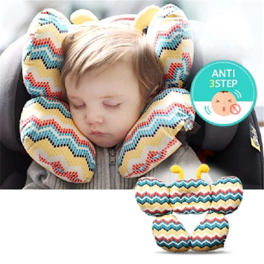 Breathable Kids Neck Pillow Comfortable Protective Cushion Newborn Safety Pillow Soft shape Infant Nursing Headrest Car Seat
