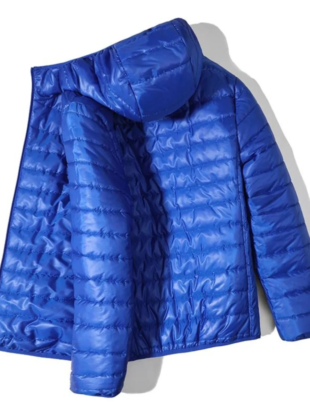 

Men's Casual Hooded Jaet Warm Faionable Zipper Closure Long Sve Regular Fit Autumn Outerwear for Youth And Middle-Aged