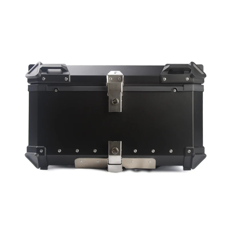 Manufacturers 80L Aluminum Food Delivery Box For Bikes Scooters Motorcycles fiberglass Motorcycle Rear  delivery box