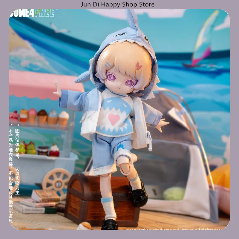 COME4FREE Sardine Daily Series Vestiti per bambole BJD 1/12 Vestito carino per abito OB11Doll