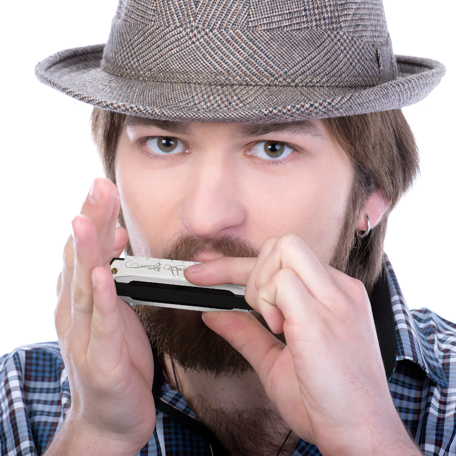 

Kids Harmonica Ten Hole Musical Instruments Beginner Scale Mouth Organ for