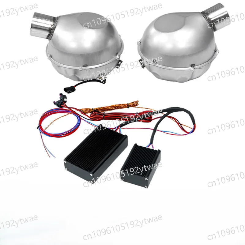 Universal Car Modified Exhaust Cutout Manifold, THOR Electric Controlled Simulated Exhaust Sound Wave Speaker