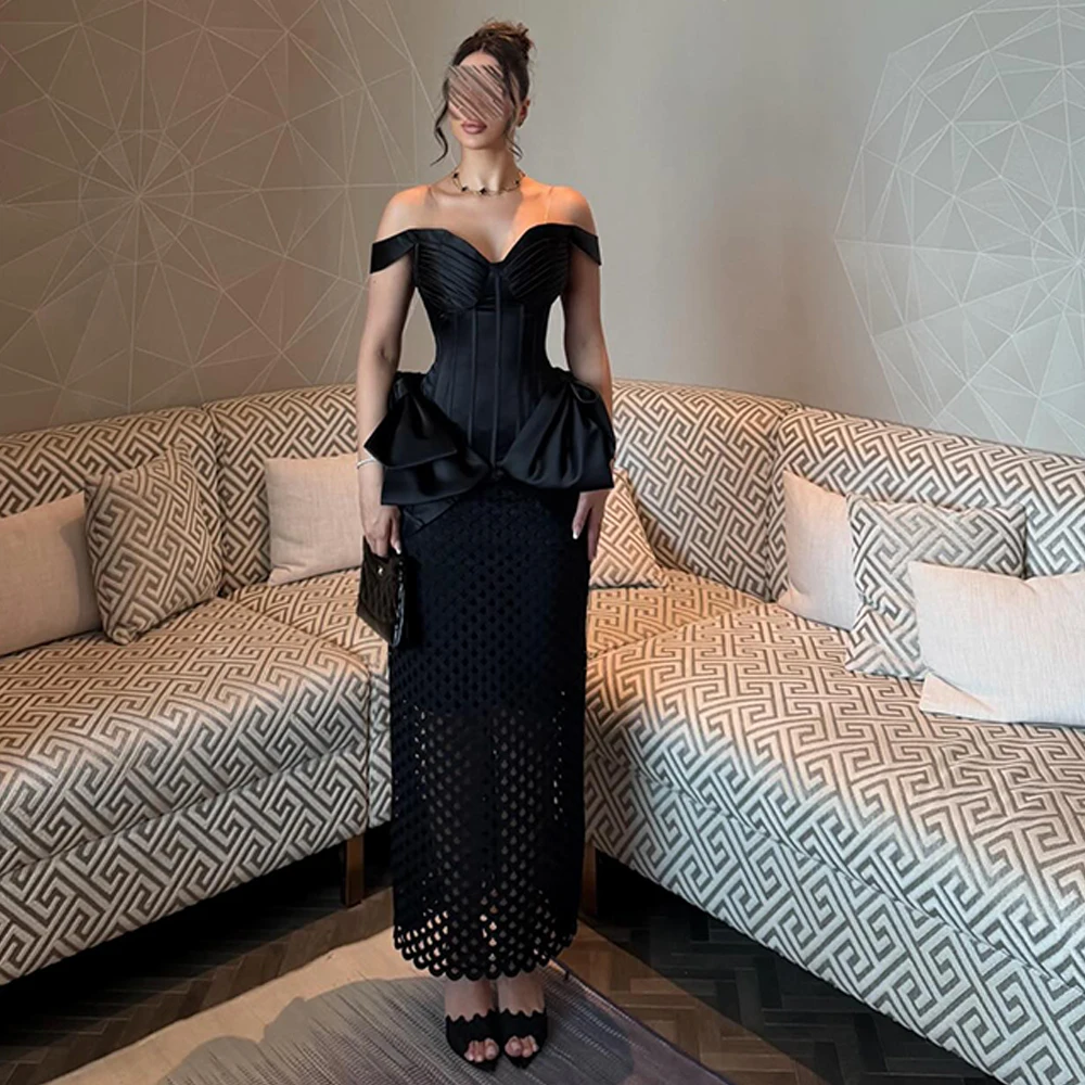 Sexy Meerjungfrau-Abendkleid, modisch, trägerlos, schulterfrei, mit Schnürung am Rücken, maßgeschneiderte Promi-Kleider, weiche Satin-Partykleider