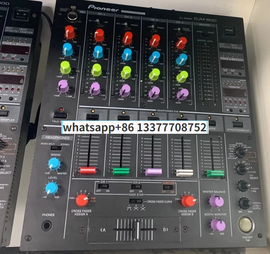 DJM600 mixing console panel PC sticker with black and pearl white stickers is not a machine