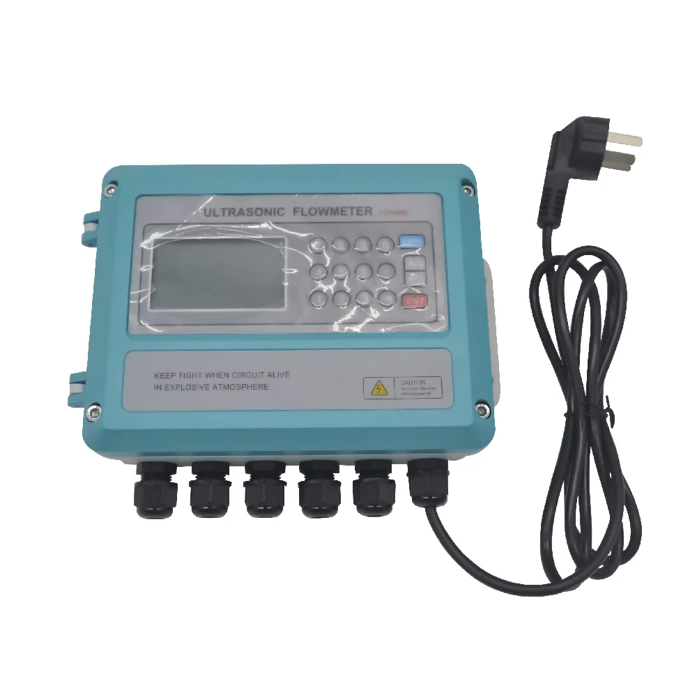 TUF-100B Upgrad WallMounted Ultrasonic Water Flow Meter S1/M1/L1 Transducer Digital Liquid Flowmeter(TUF-2000B Enhanced Version)