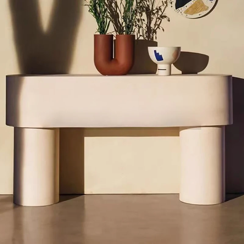 

Italian Cute Console Table Trendy Aesthetic Unique Curved Console Table Design Beautiful Console Meuble Furniture Living Room
