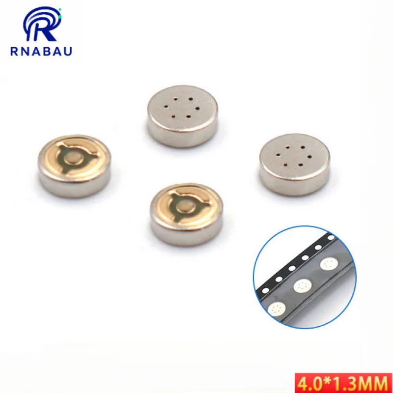 4013 SMD Microphone Core 4*1.3MM Omni-Directional Anti-Interference MIC Microphone Head Sensor for Bluetooth Earphone Headset