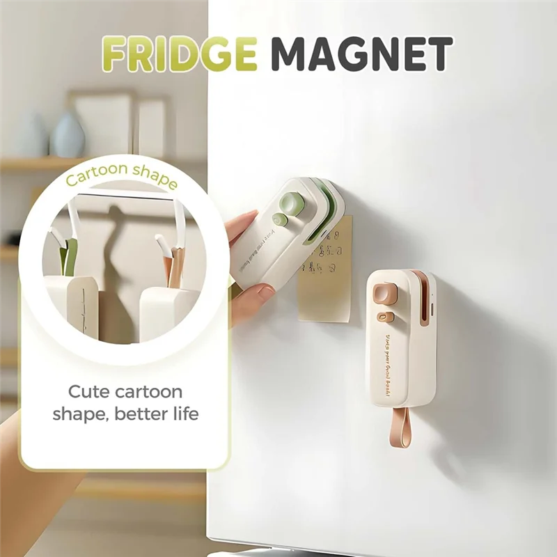 A74G-휴대용 미니 백 실러 및 커터 USB 충전식 핸드헬드 칩 백 실러 식품 보관, 간식 및 사탕용