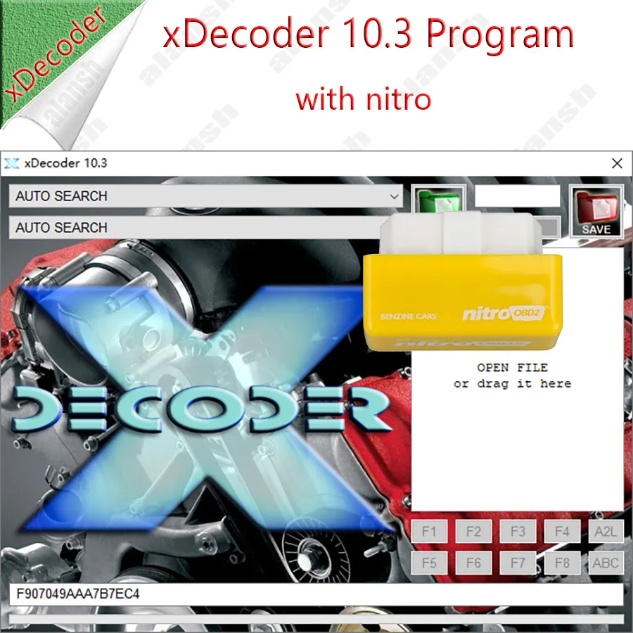 2025 DTC Remover XDecoder 10.3 DTC OFF Delete Software Disable Error Off Remover Unlocked Keygen + Nitro for Gift