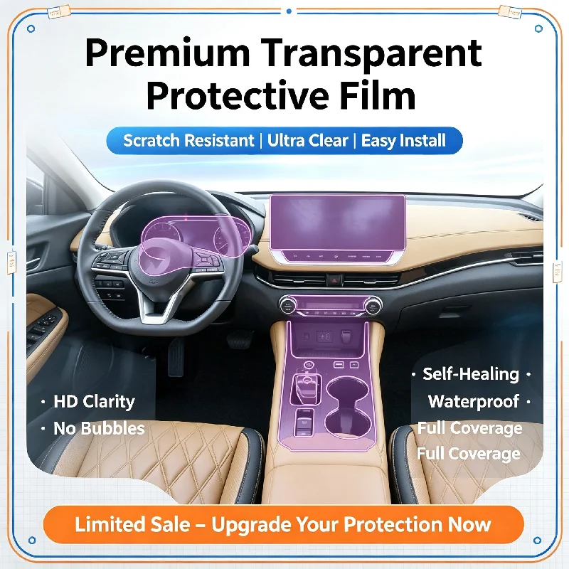 For 2022 Nissan Sylphy E-Power center console gear shift interior car sticker special paint protection film