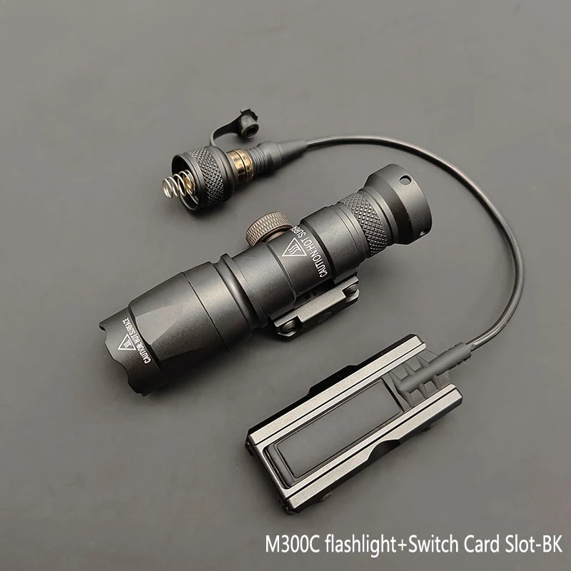 Taktische Ausrüstung M600C M600 M300 Taschenlampe LED AR15 Jagd-Scout-Licht Hohe Lumenleistung Druckschalter mit M-System/20MM Taschenpolster – Detail 5