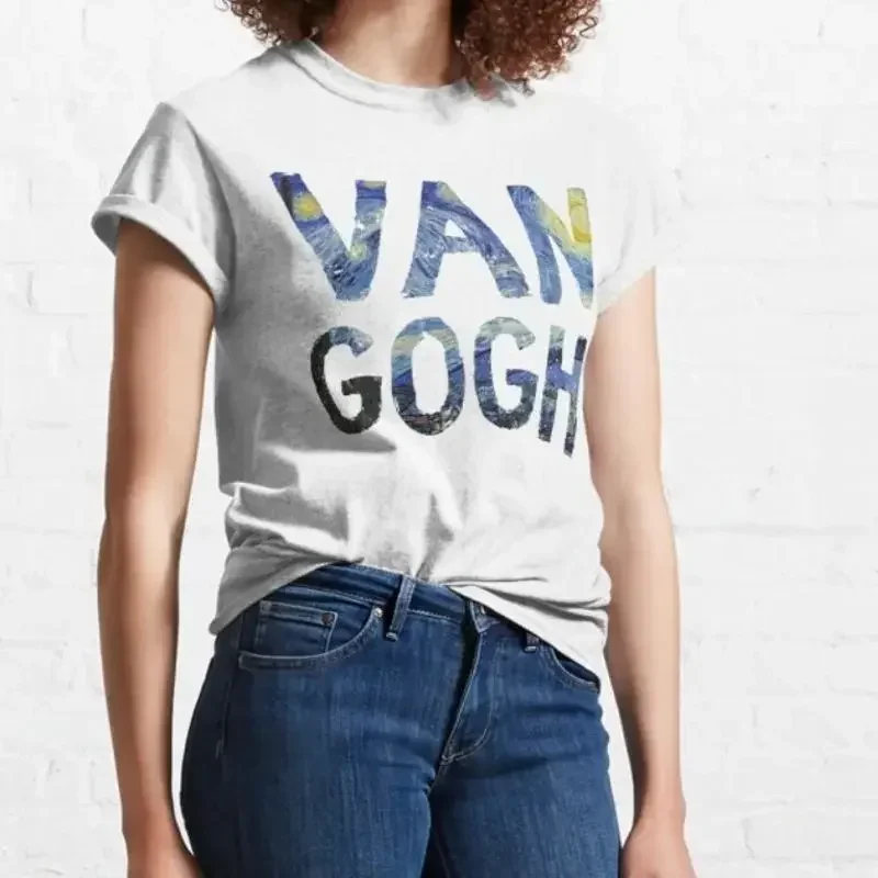 Van Gogh T shirt Collage Art Sunflower Almond Blossoms