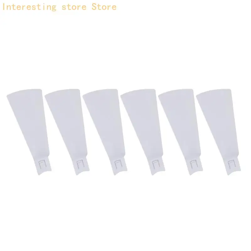 6Pcs ABS Ersatz Fan Klinge Für Decke Fan E27 Schraube Mund Haushalt Elektrische Fan Bürstenlosen Motor Wohnzimmer 55KC – Detail 9