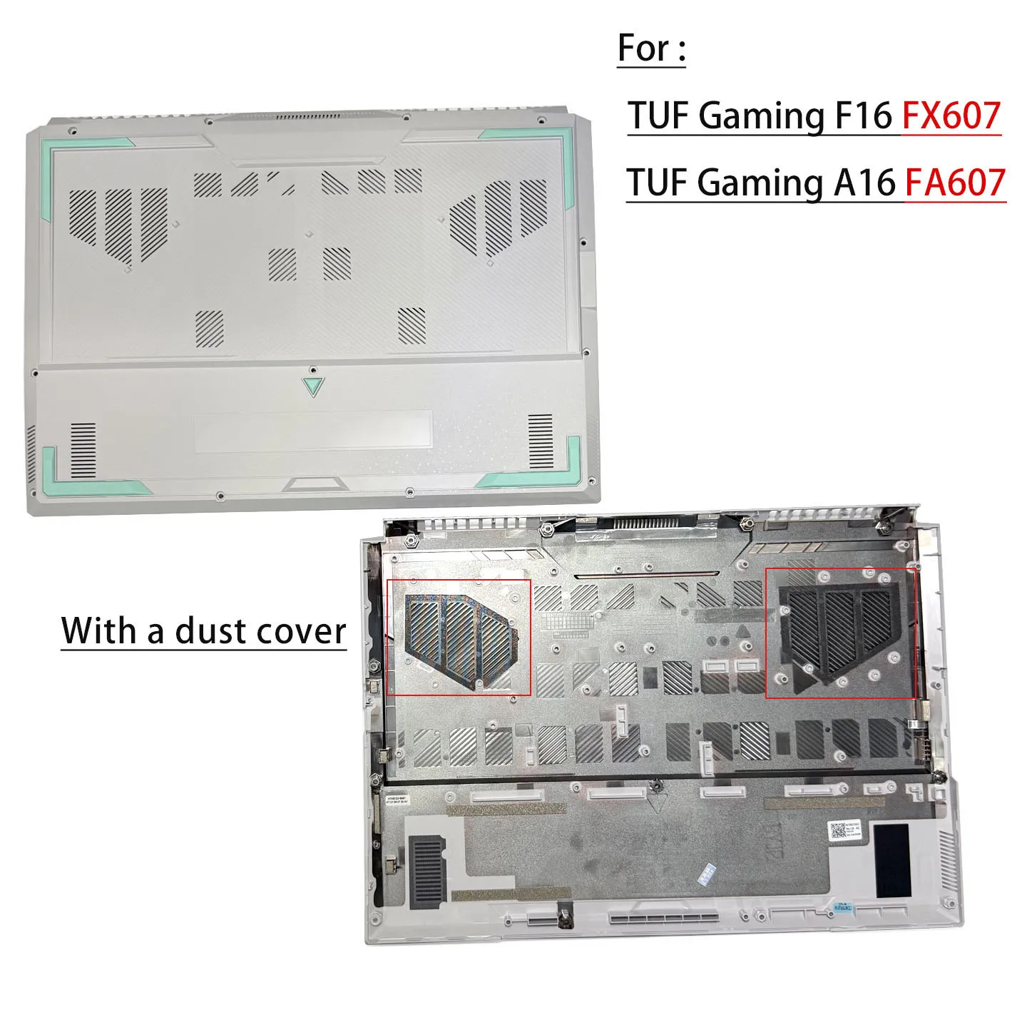 Immagine 5: Scocca Inferiore per Tianxuan 3/4/5/5Pro, Tianxuan 4R/5R, Tuf Gaming F16, A16, A15, F15, Fa507, Fx507, Fa607, Fx607, Fa617 - Cover Inferiore D