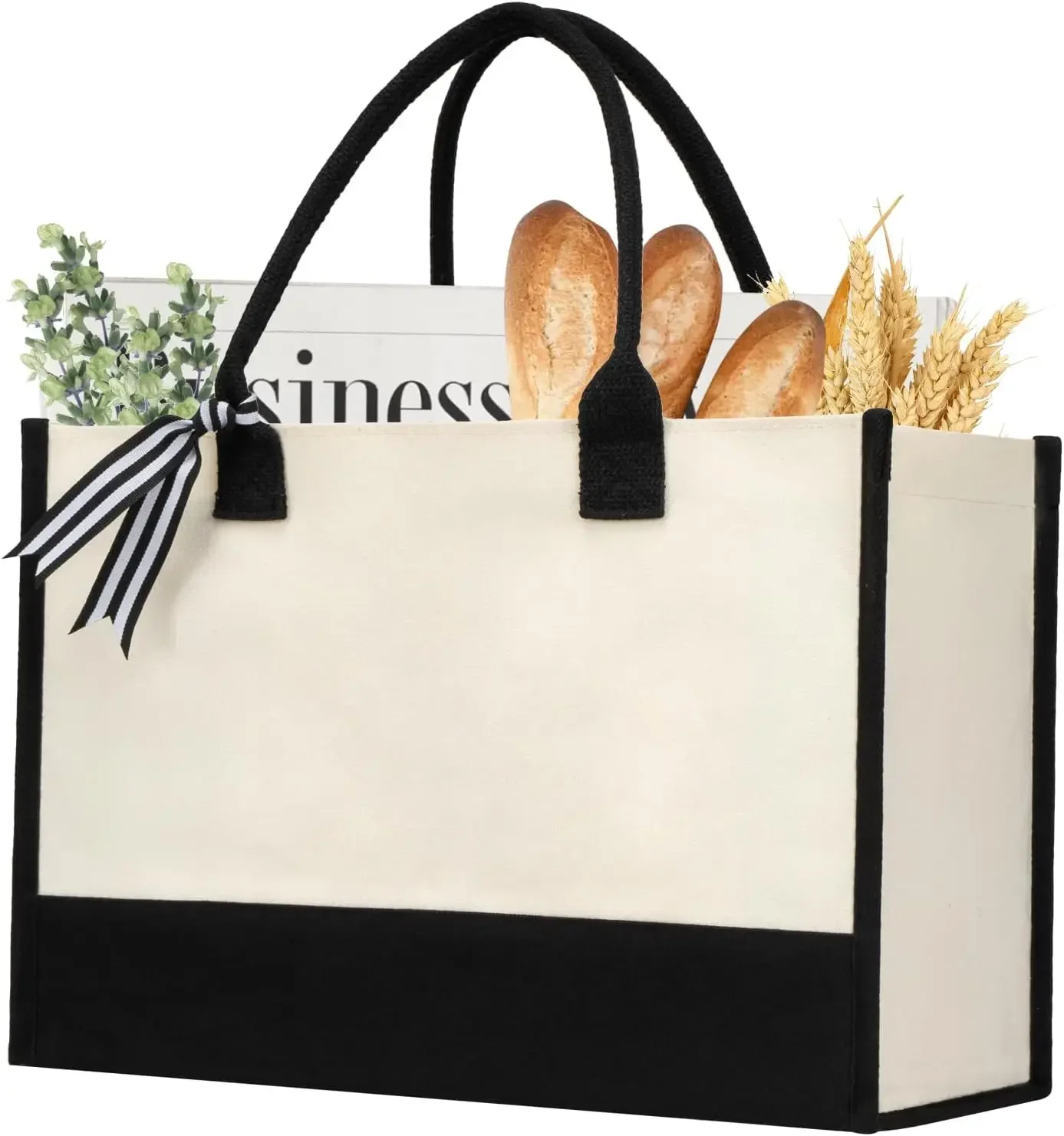 

Initial Canvas Tote Bag Personalized Beach Jute Bag Present for Women Holiday Friends Birthday Gift Wedding New Year