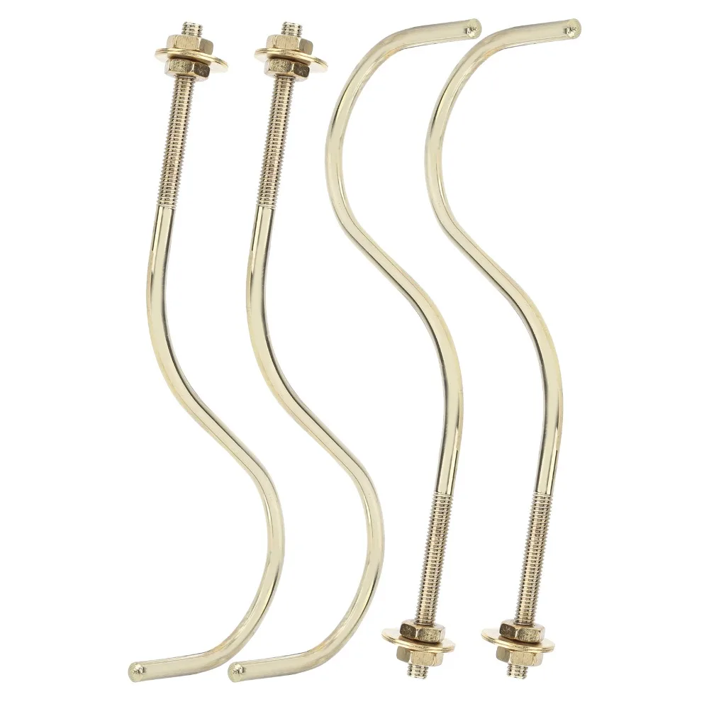 

4Pcs Gift Gold Billiards Hook Hook Hanger Holder Hanging Table Edge Hook Galvanizing Billiard accessories Game Room