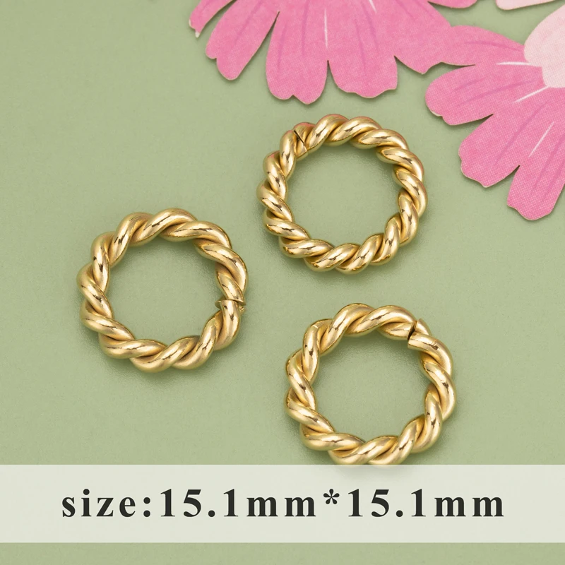 assoonas MC30, Schmuckzubehör, 316L-Edelstahl, nickelfrei, Schmuckteile, DIY-Anhänger, Ringe, Schmuckherstellung, 6 Stück/Set. – Detail 4