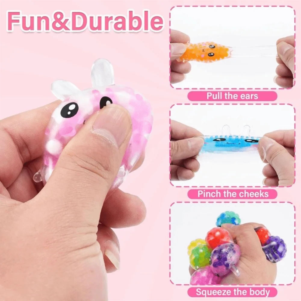 Süßes Squishy Bunny Bunny Squeeze Mini Stress Relief Soft Fidget Toy Squeeze Toy Girls
