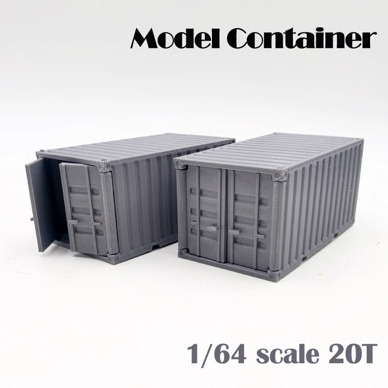 1/64 scale container model 20T sandtable ship highway transportation platform DIY material Model train railway railroad layout
