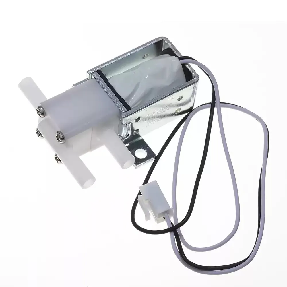 Micro Two-position Three-way Solenoid Valve Normally Open/Closed DC12V Electric Control Water Valve for Tea Boiling Machine
