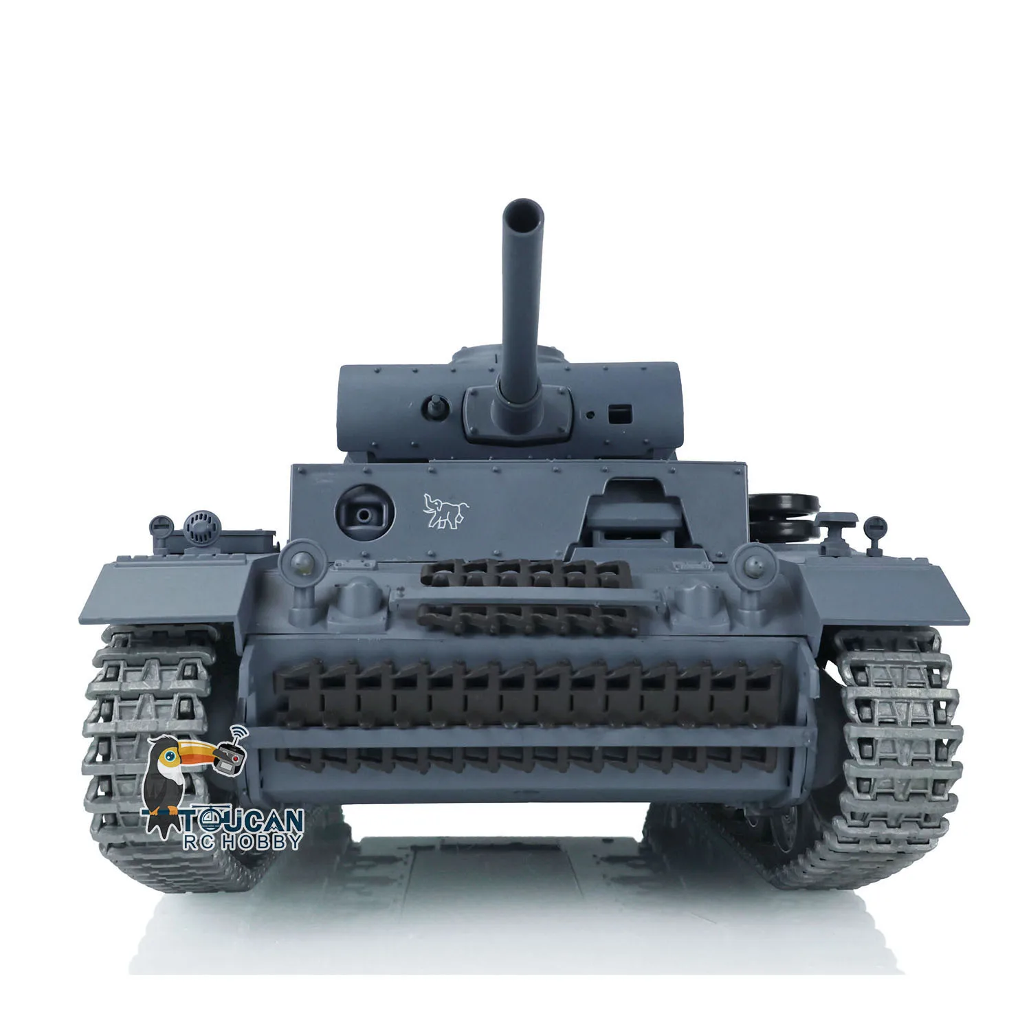 HENG LONG 1/16 7.0 Pro Ver Panzer III H RTR RC Tank 3849 3848 Metalowe gąsienice Koła Stalowa zębatka BB Shooting Żółty TH17369