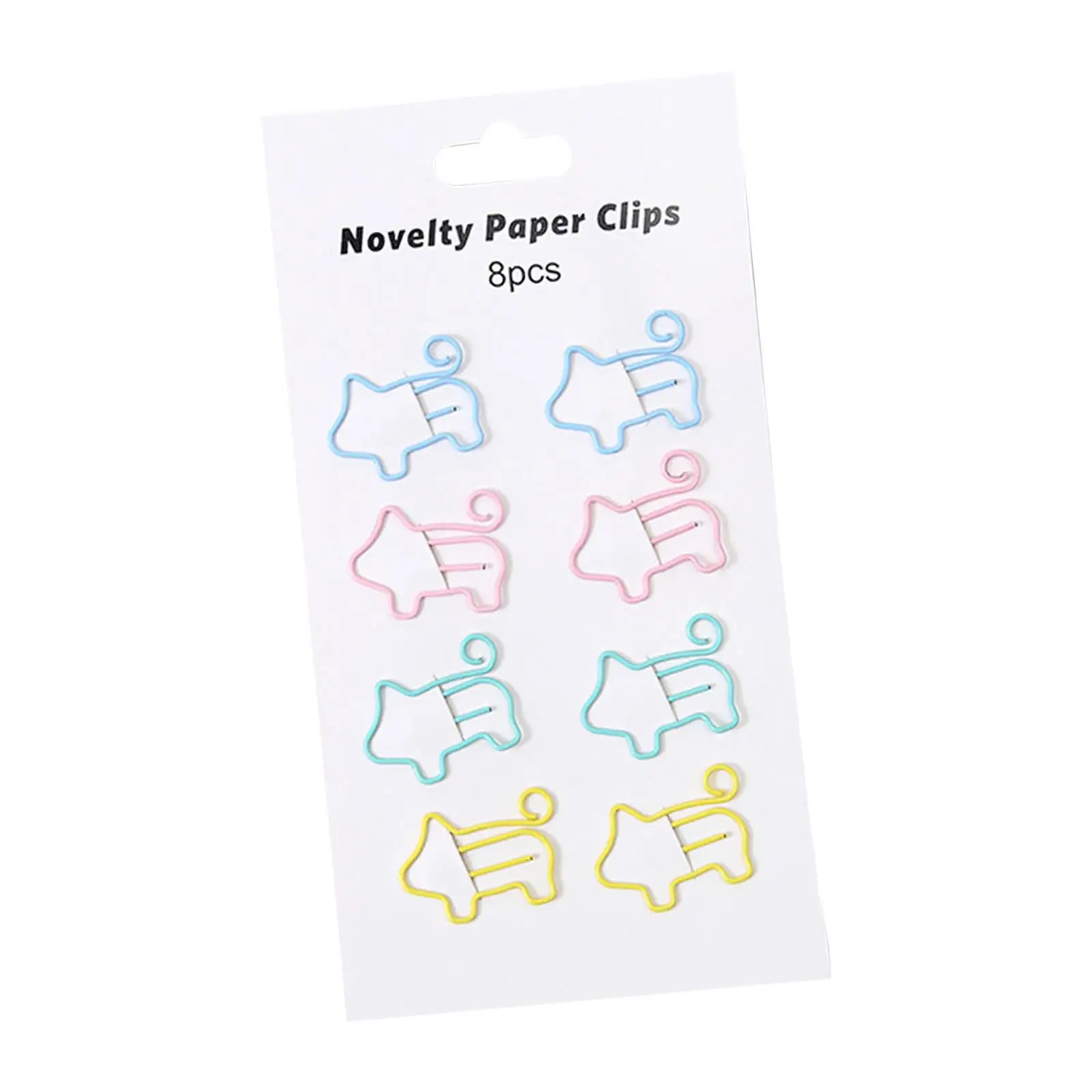 2x8x Novelty Paper Clips Metal Party Invitation Card Document Organization