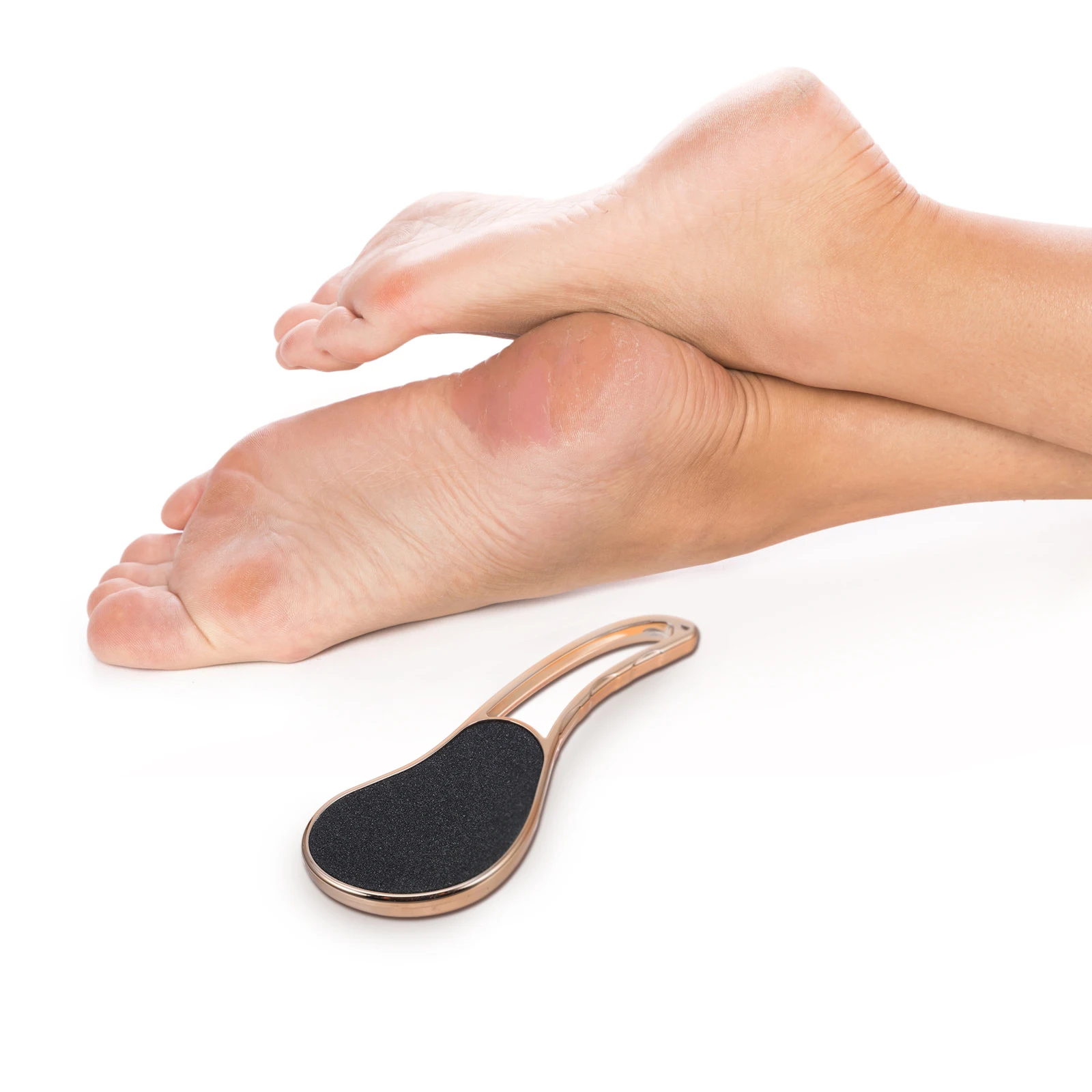 

Пилочка для ног с длинной ручкой, средство для удаления мозолей, стеклянный инструмент для педикюра, домашний профессиональный скребок для ухода за кожей, отшелушивающий шлифовальный золотой ноготь