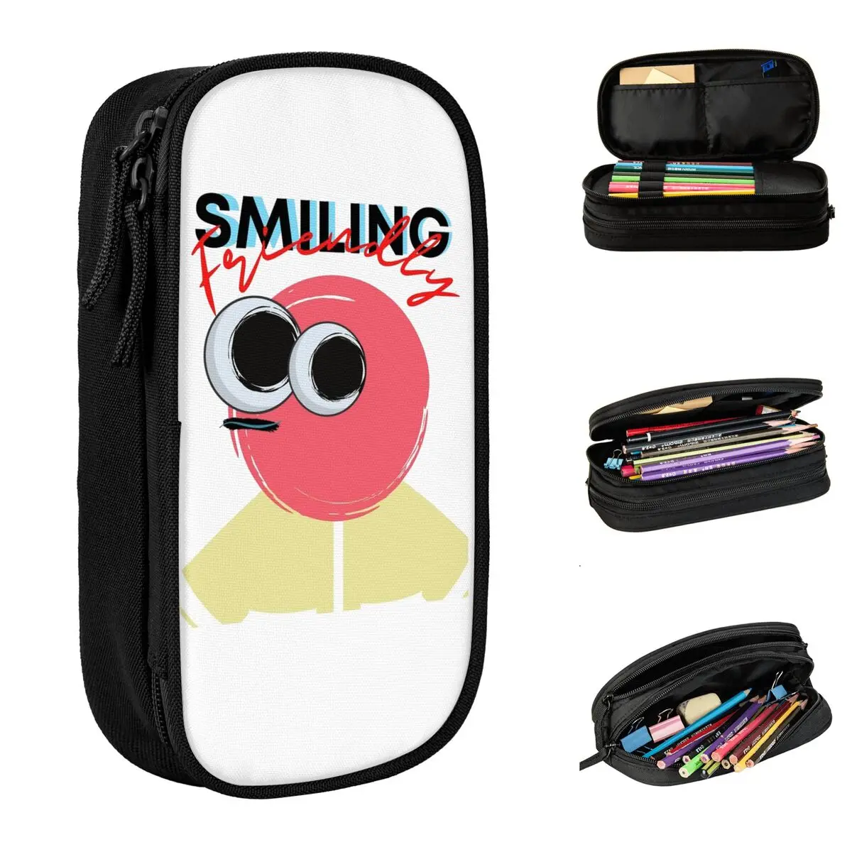 

Смайлики, друзья, Gleb, мультфильм, Мерч, коробка для ручек, большая емкость, Детские анимационные шоу, пенал, удивительный подарок