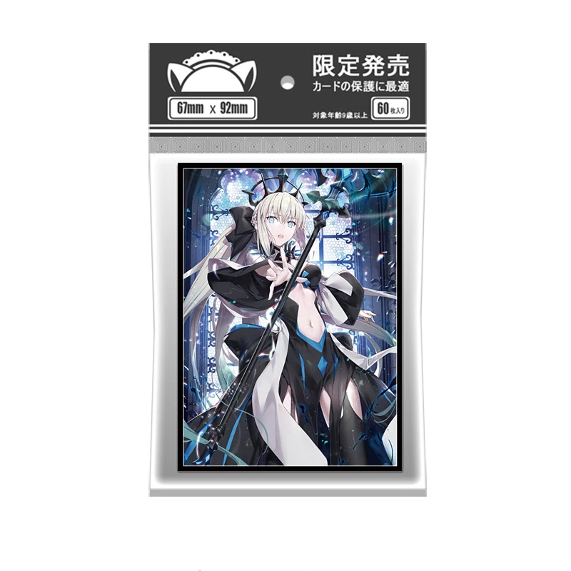 60PCS Anime Outer Animation Card Sleeves Board Game Trading Cards Protector MTG TCG PKM Shield Card Cover Standard Size 67x92mm