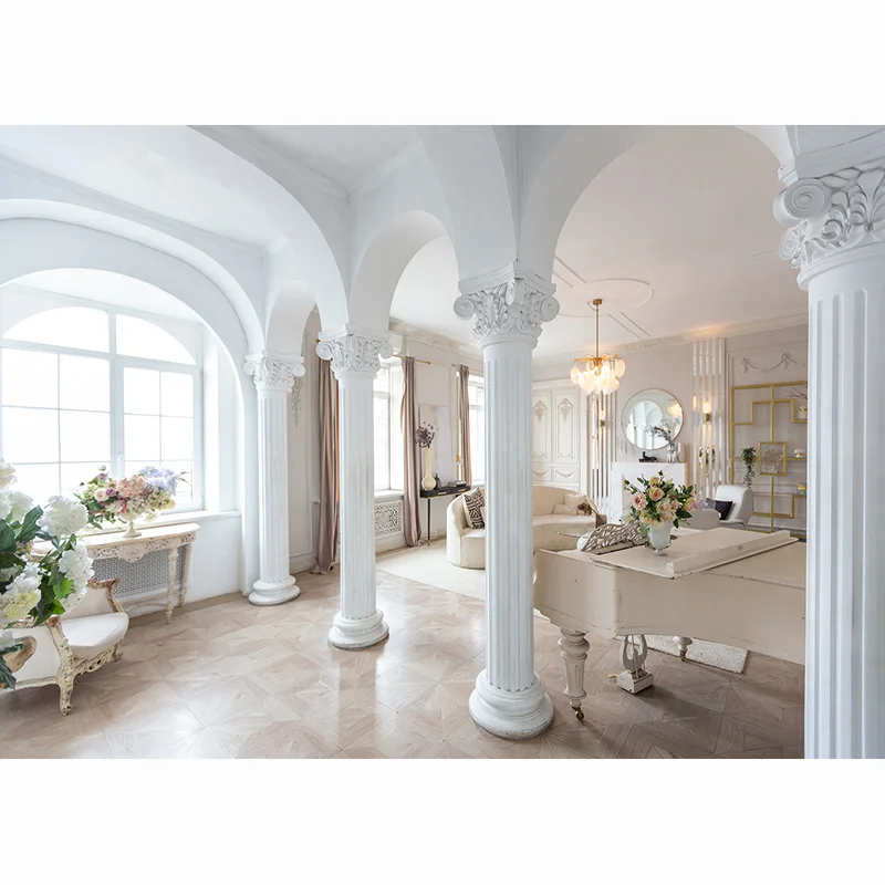 Shuozhike宮殿のヨーロッパスタイルのレトロなクラシック写真の背景アート城アーキテクチャスタジオ背景ZS-10