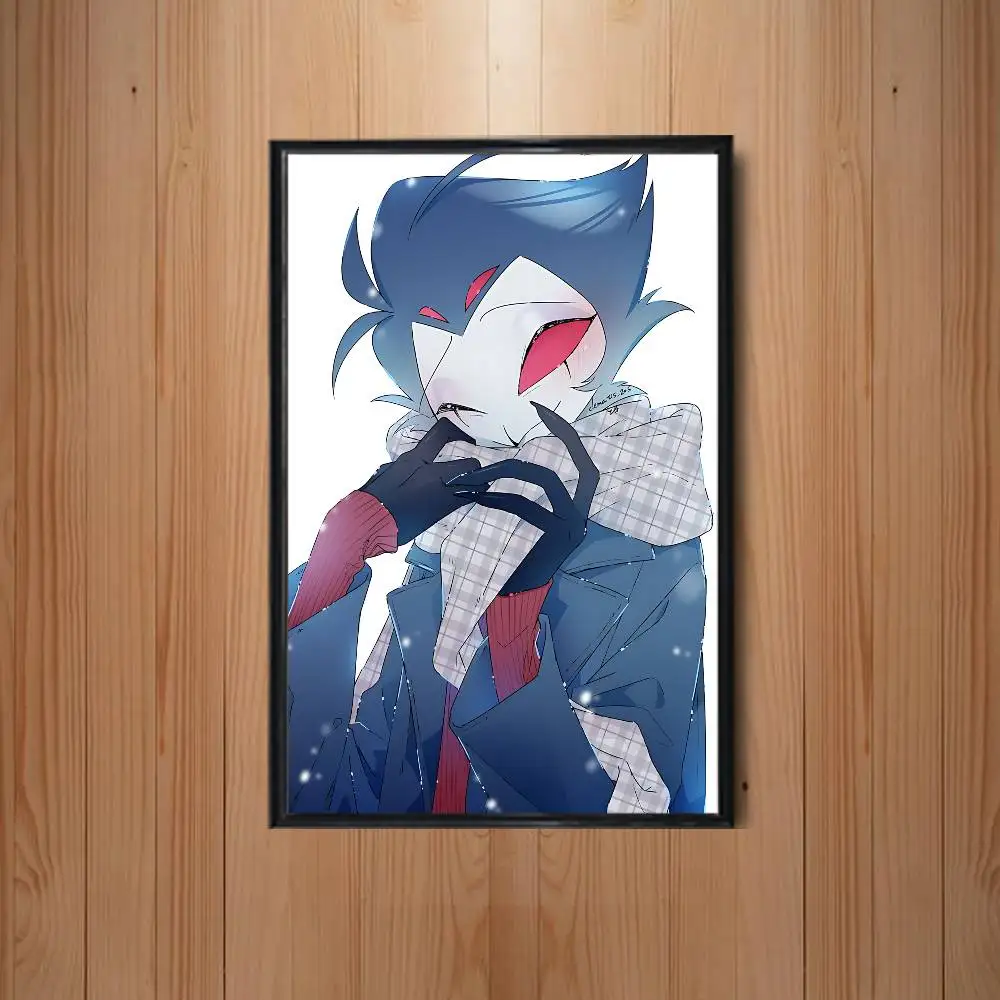 Wolf Woman Loona Helluva Boss Poster Trendy Wall Art For Coffee Office Bar Decoration Best Gift Good Sticker Printed On PP Paper
