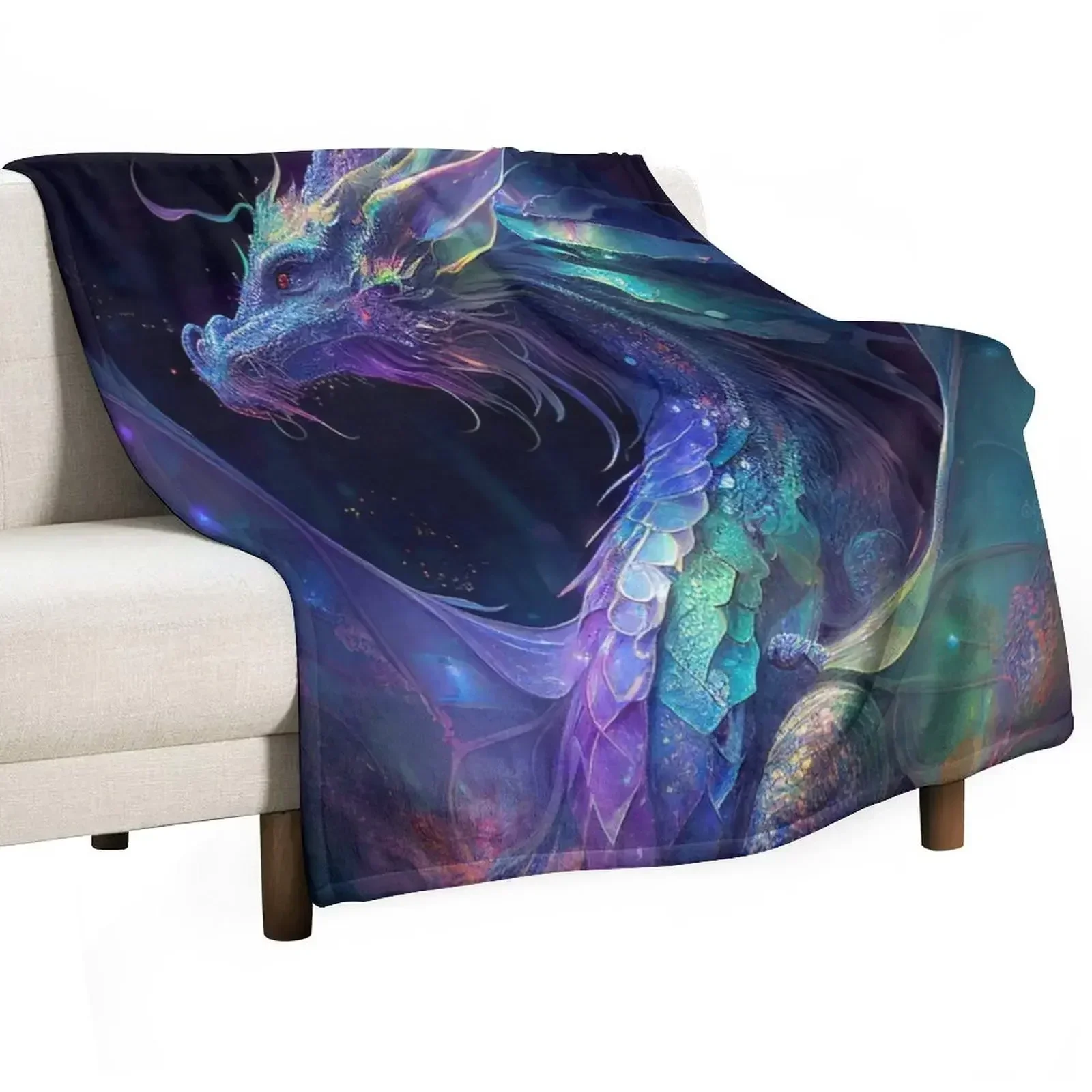 Celestial Dragon Throw Blanket christmas decoration Warm Blankets