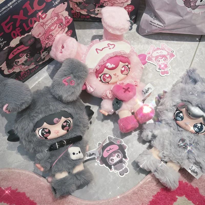 

Коллекционная виниловая плюшевая кукла Lulumi из серии «Лексикон любви», таинственная коробка-сюрприз, модный брелок для сумки, подарок на День святого Валентина для девочки