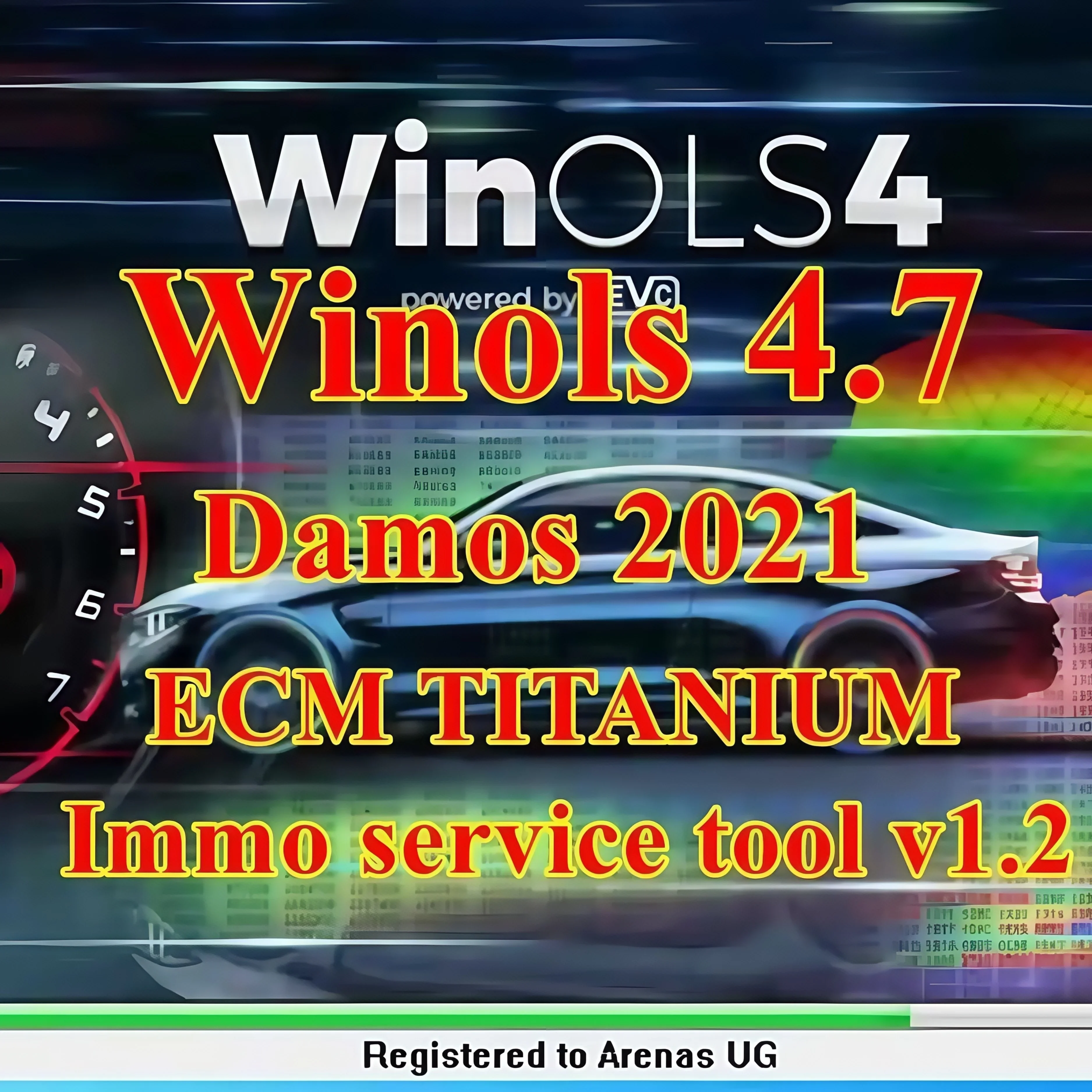 hot software Winols 4.7 With Plugins Auto Repair +ECU Titanium+ install video guide+ New Damos File 2021 + Immo Service Tool