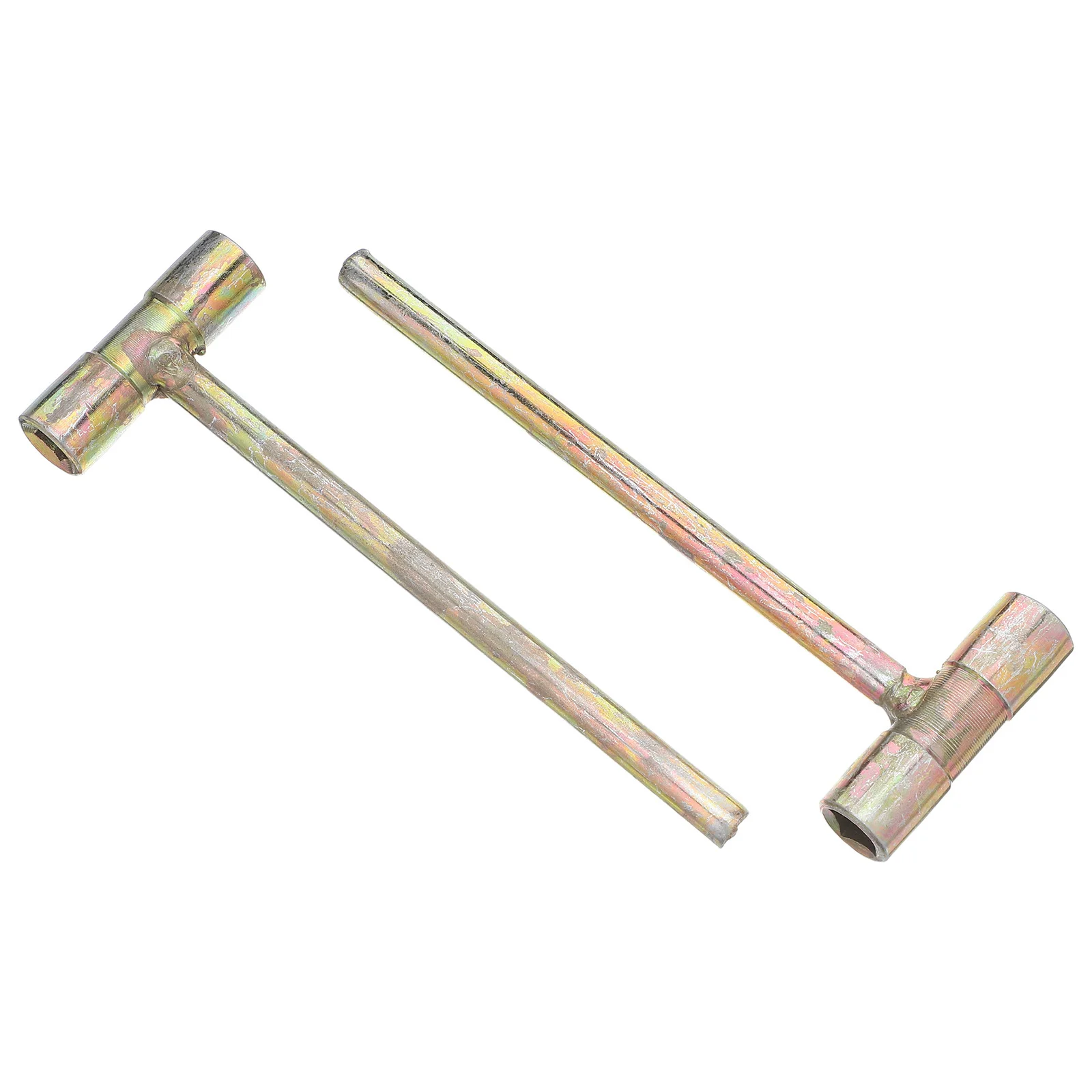

2Pcs Gas Cylinder Valve Wrench Multifunctional Heavy-Duty Steel Acetylene Oxygen Tank Pressure Control Maintenance Tool