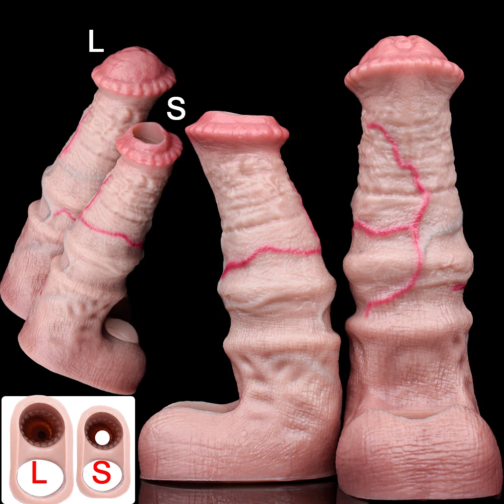SXXY Silicone Dick Extender&Enlarger Realistic Penis Sheath насадка на член Sex Toys Super Soft Hollow Dildo 18+ Men Cock Cover view 3