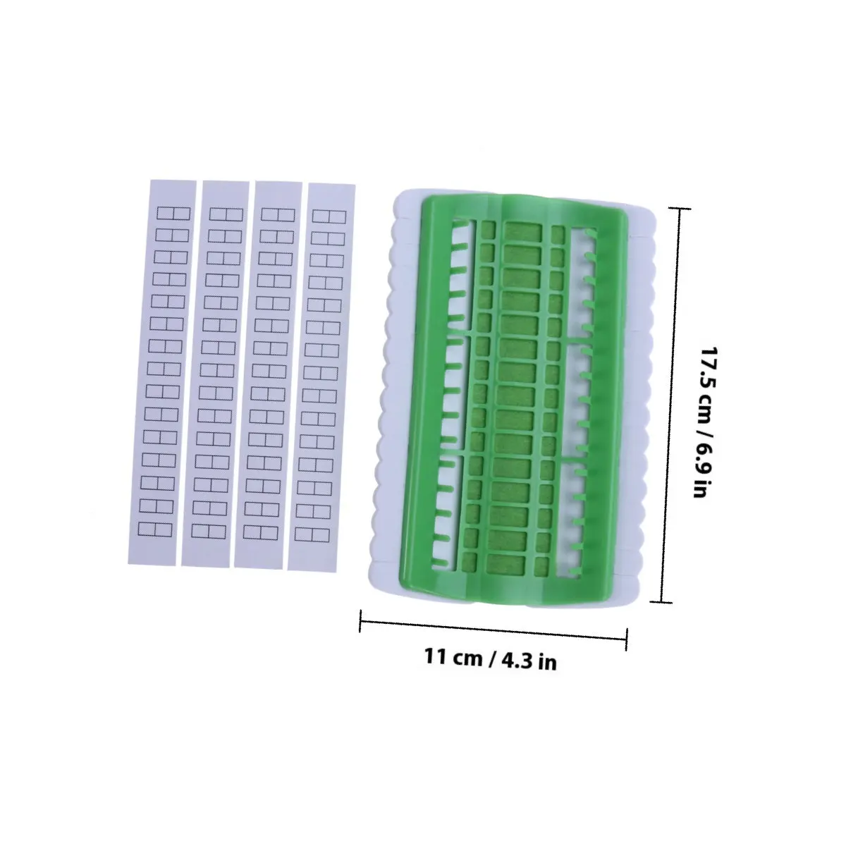 30 Positions Cross Stitch Thread Organizer Holds More Floss Easy Access Crafting Tool for Beginners Green