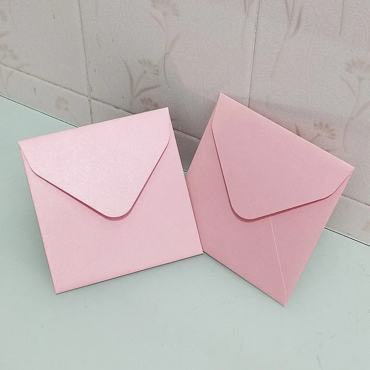 20pcs 16x16cm Square Envelope Blank Envelope Business Gift Colorful Envelope 180~230g Thickened pearl