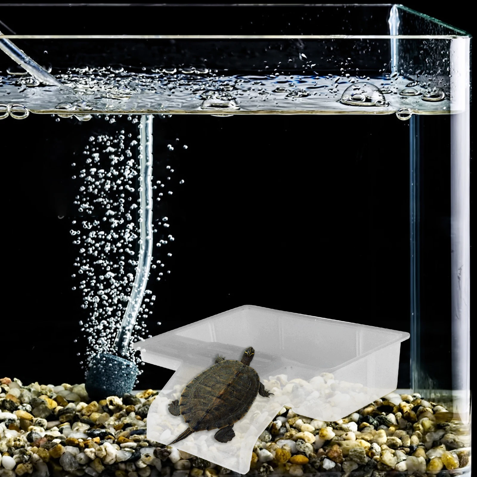 

Durable Tortoise Basking Platform Multi-Functional Reptile Rest Stand Fish Tank Decoration Aquarium Accessory Fish Tank Decor