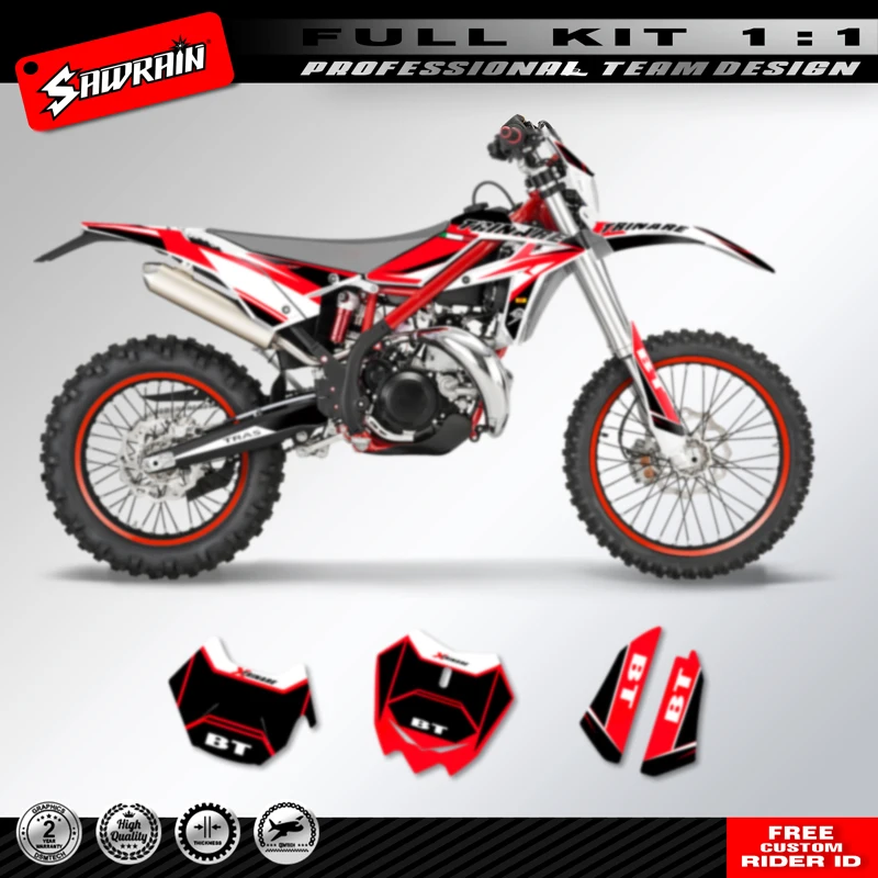 

Sawrain Motorcycle Protection Sticker Background Custom Team Graphics Decals Kit For Beta Xtrainer 2020 2021 2022 004