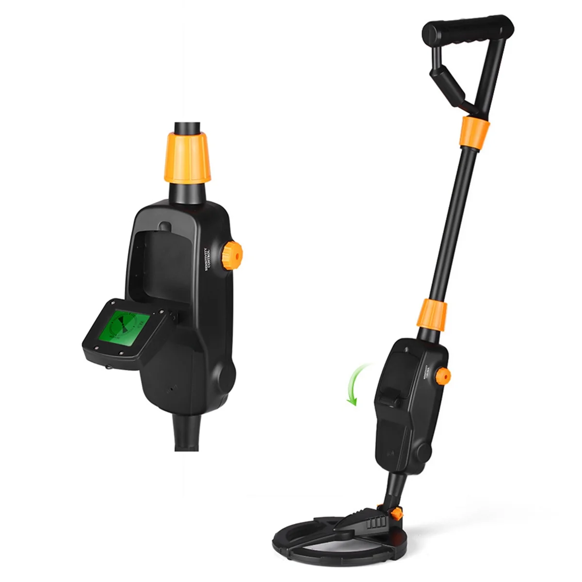 

A79G MD1008A Metal Gold Detector Pinpointer Handheld Silver Jewelry Treasure Underground Metal Detector Tracker Seeker Finder
