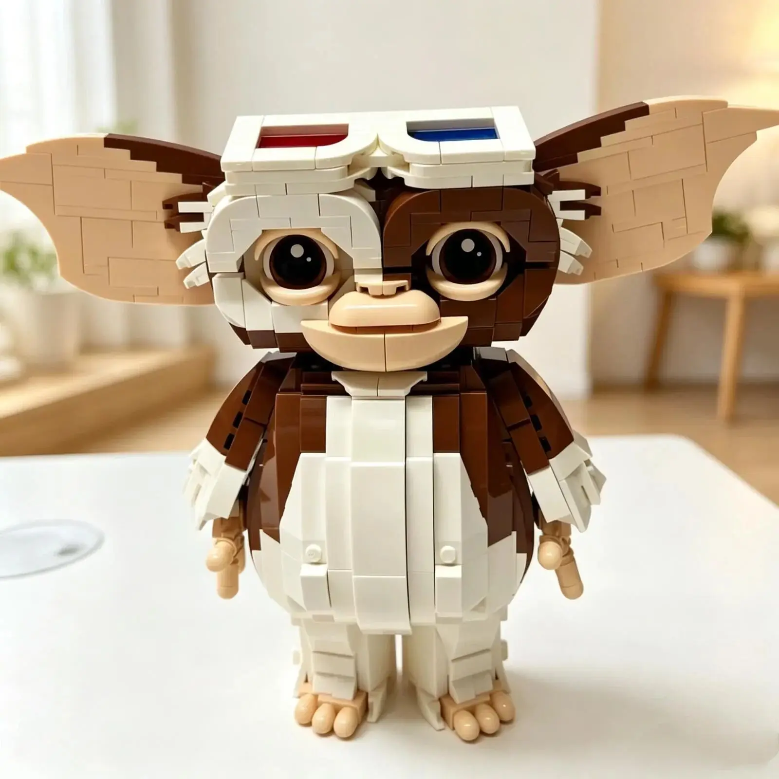 1125pcs Classic Movie Cutest Gremlins Elf 40th Anniversary Building Block Puzzle Model Toy Birthday Ornament Gift