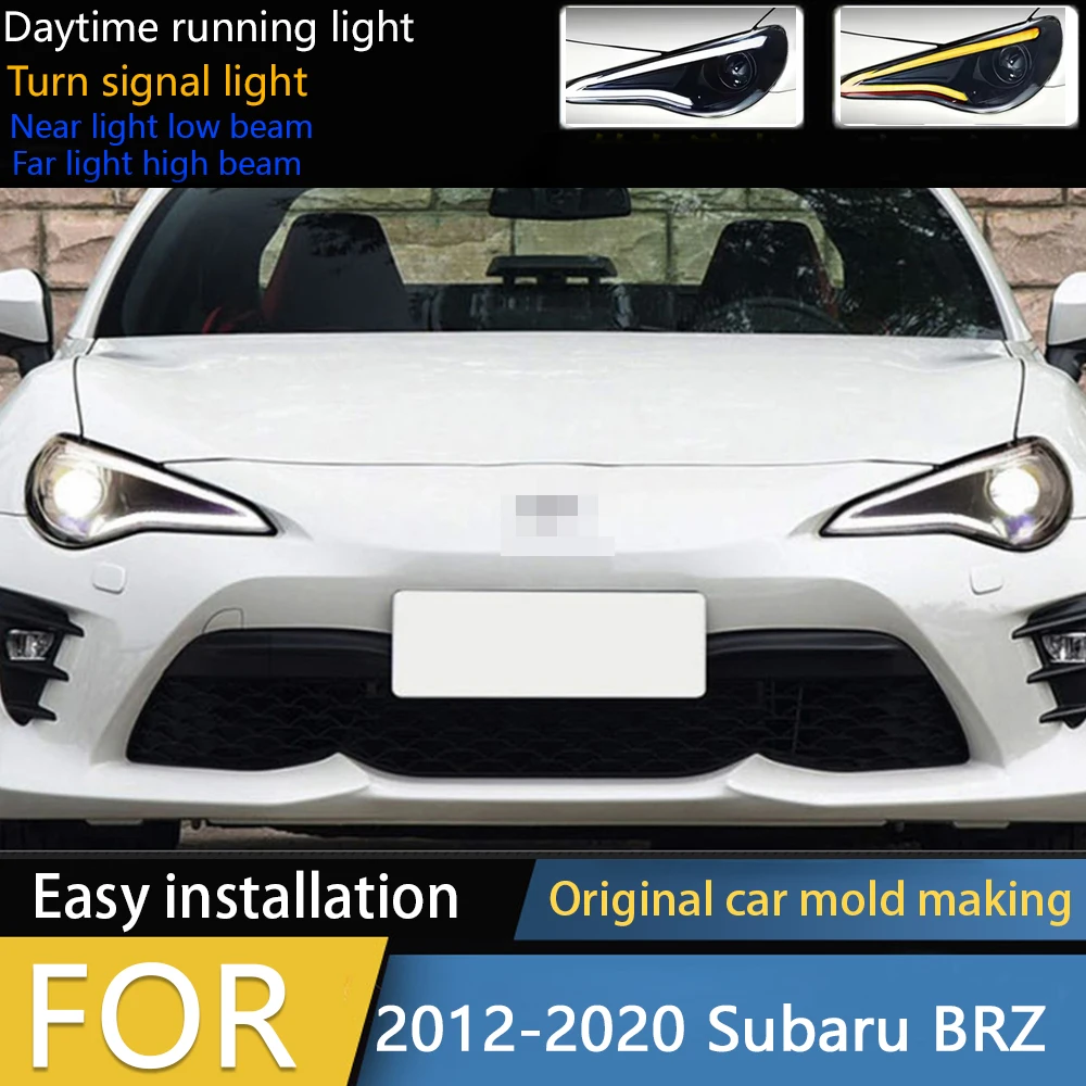 

Car Styling Head Lamp for Subaru BRZ Headlights 2012-2020 FT86 GT86 LED Headlight DRL Signal Hid Bi Xenon Auto Accessories