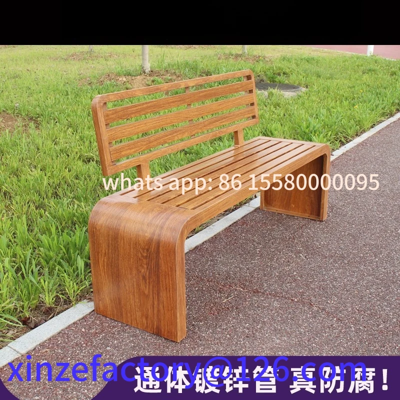 

Customizable outdoor park bench patio, wrought iron lounge chair outdoor seating area bench