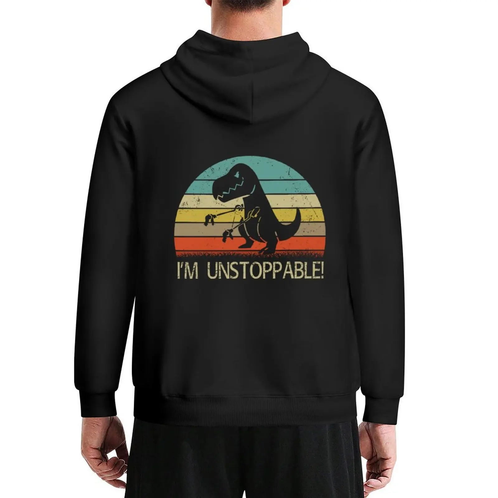 

I'm Unstoppable T Rex Hoodie korean autumn clothes men's coat men's autumn clothes autumn pullover hoodies