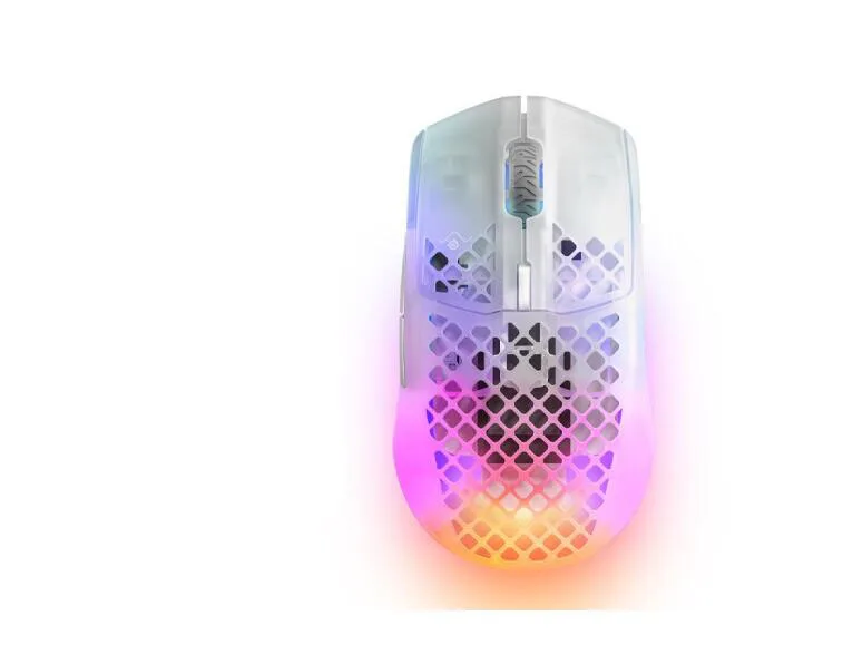 Steelseries Aerox 3 wireless mouse 2.4G wireless/Bluetooth rechargeable USB-C 68g transparent color washable new in box