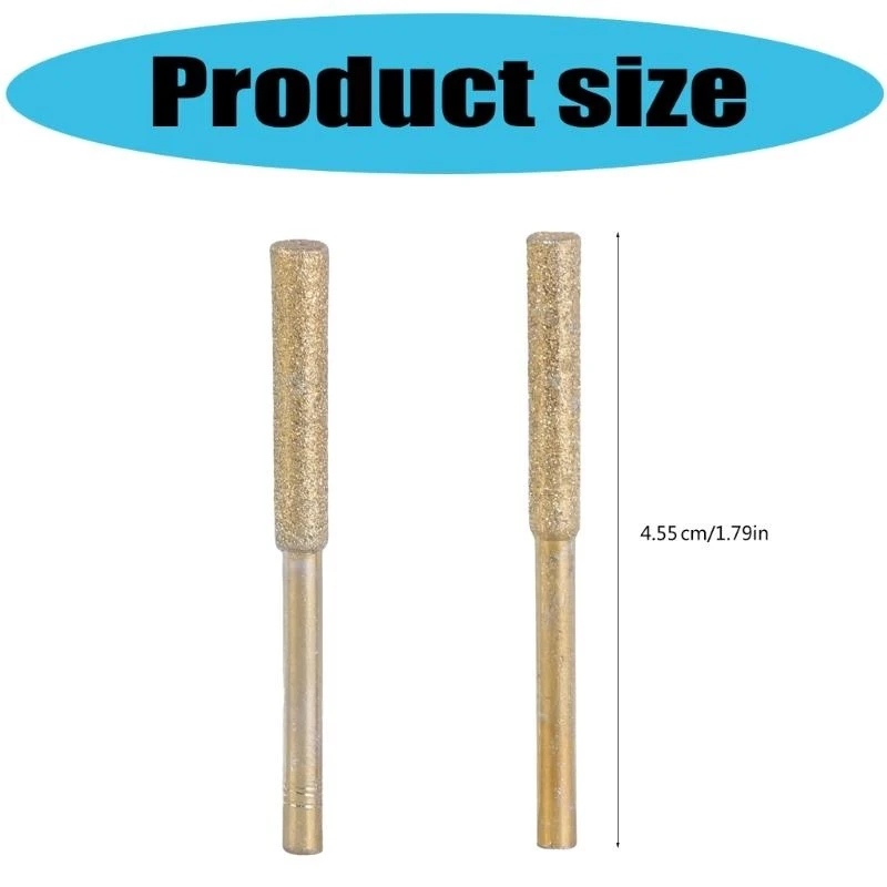 Emery Chainsaw Sharpener Bit Grinding Stone File for Efficient Chain Maintenance A2BB